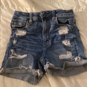 American eagle jean shorts